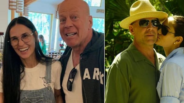 Demi Moore y Bruce Willis esposa