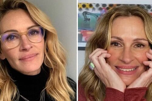 Julia Roberts presume el tinte honey gold, la apuesta para quitarse hasta 10 años de encima este 2024
