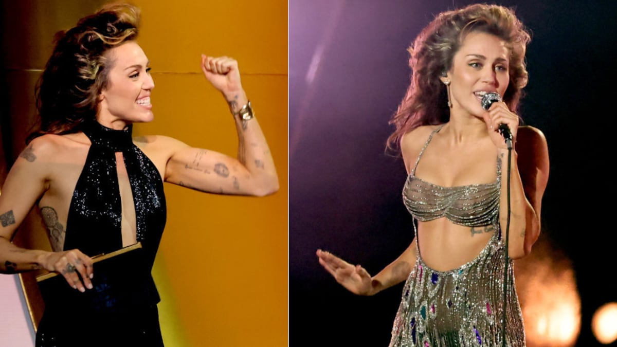 Este fue el proceso de elaboración del icónico look de Miley Cyrus en los Premios Grammy 2024