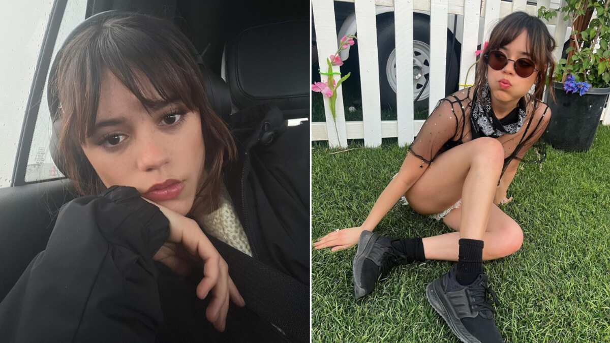 Jenna Ortega le dijo adiós a su clásico estilo gótico y apostó por un nuevo look de tintes angelicales.