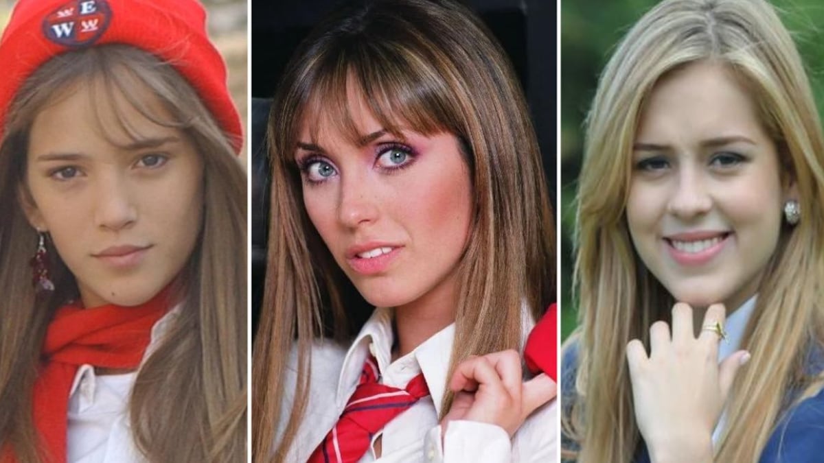 Luisana Lopilato, Anahí y Sophia Abrahão encarnaron a Mía Colucci en distintas versiones de 'Rebelde'