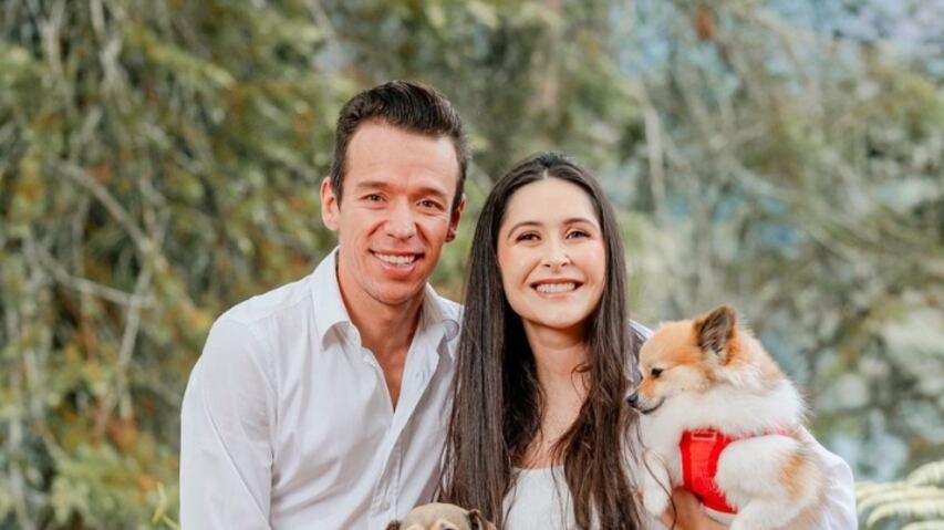 “¿Lo hicieron mientras veían la novela?” Rigoberto Urán compartió nuevas fotografías del embarazo de su esposa