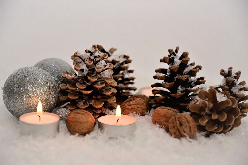Velas navideñas