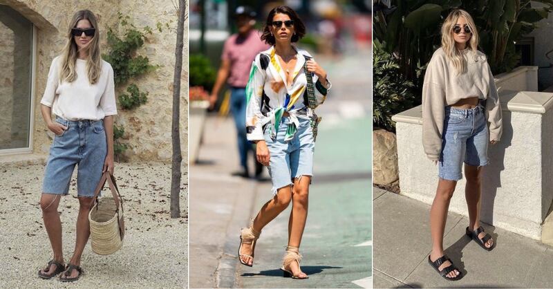 Jorts con sandalias