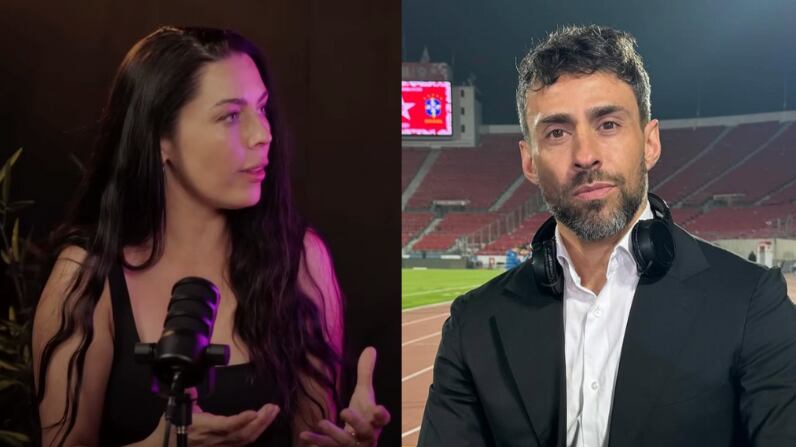 Daniela Aránguiz y Jorge Valdivia | Captura: No Me Encasilles (Podcast) e Instagram @jorgitovaldivia