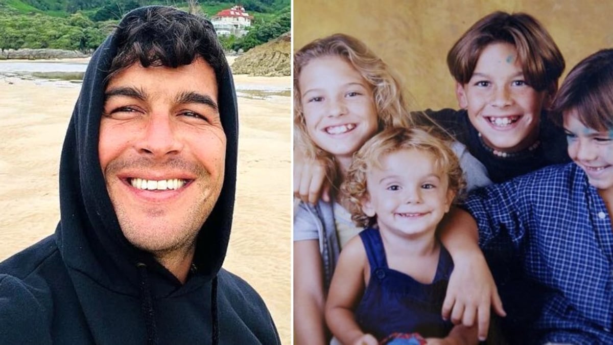 Mario Casas y sus hermanos