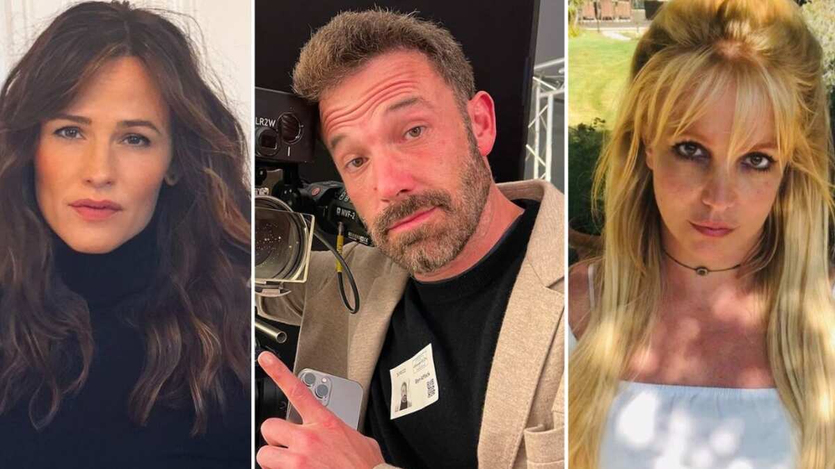 Jennifer Garner, Ben Affleck y Britney Spears han sido retratados sollozando por diferentes motivos