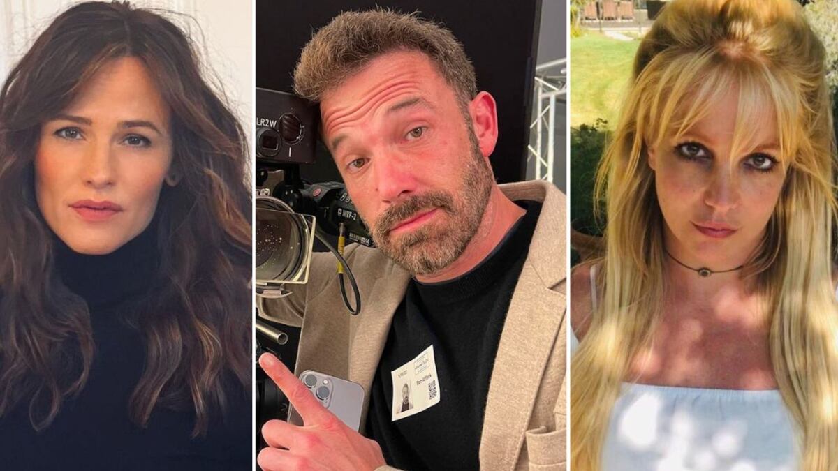 Jennifer Garner, Ben Affleck y Britney Spears han sido retratados sollozando por diferentes motivos
