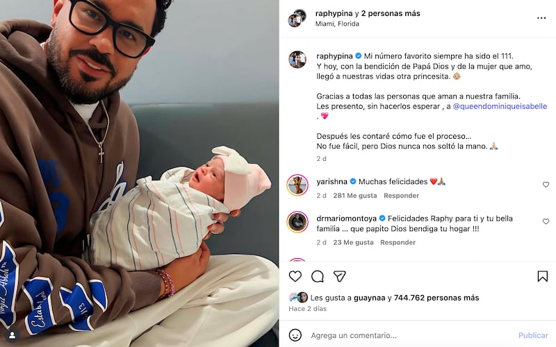 Raphy Pina revela el significado del 1 en su vida