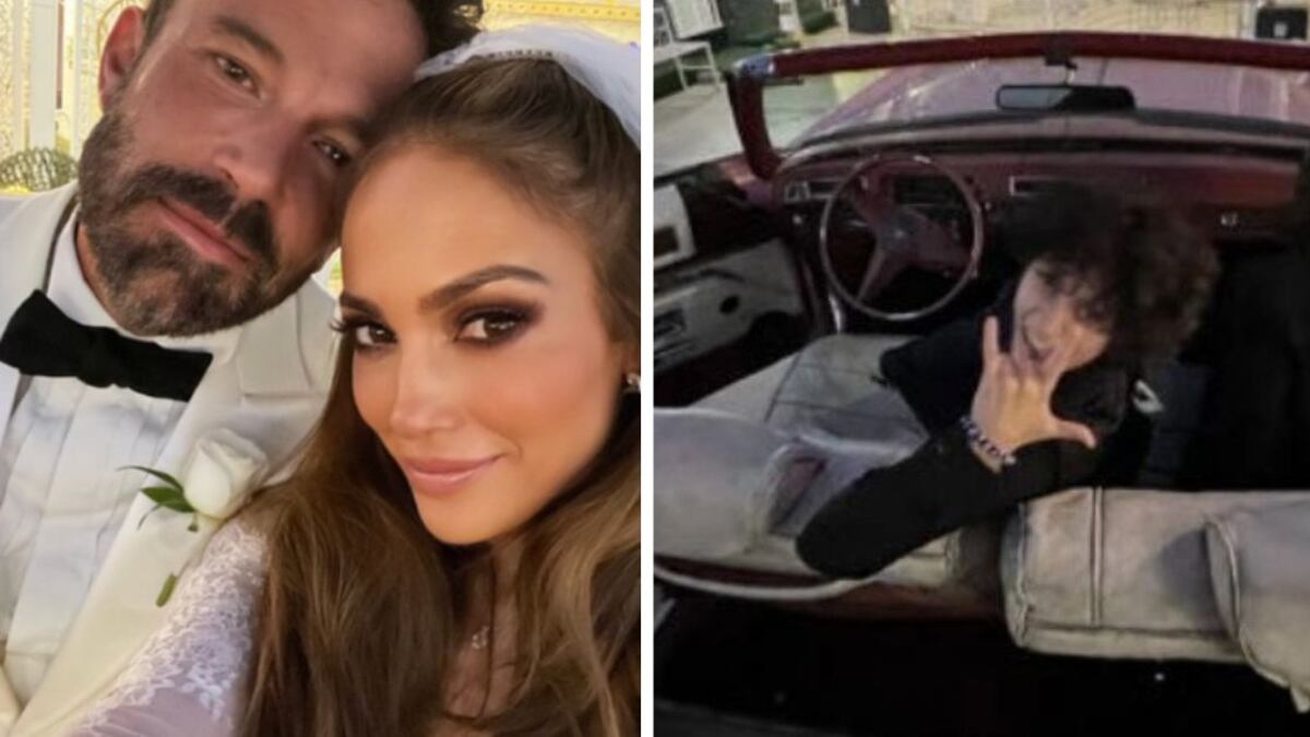 Jennifer López y Ben Affleck dijeron "sí quiero" en Las Vegas