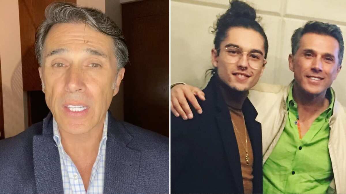 Sergio Mayer debutó como padre a finales de los años 90