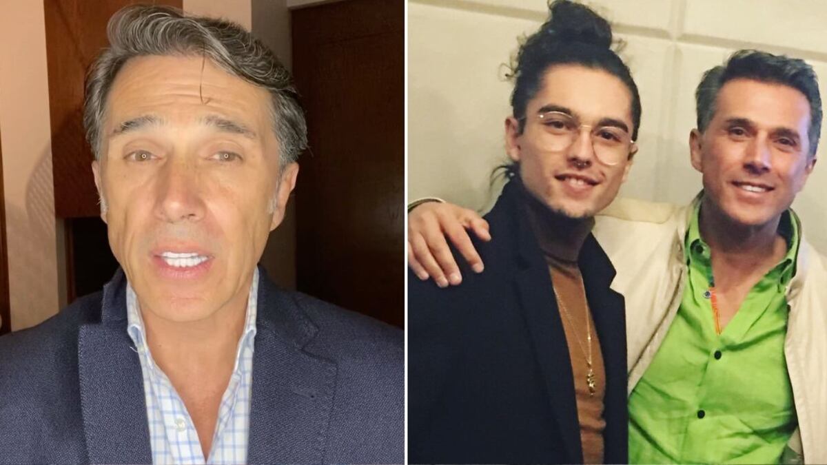 Sergio Mayer debutó como padre a finales de los años 90