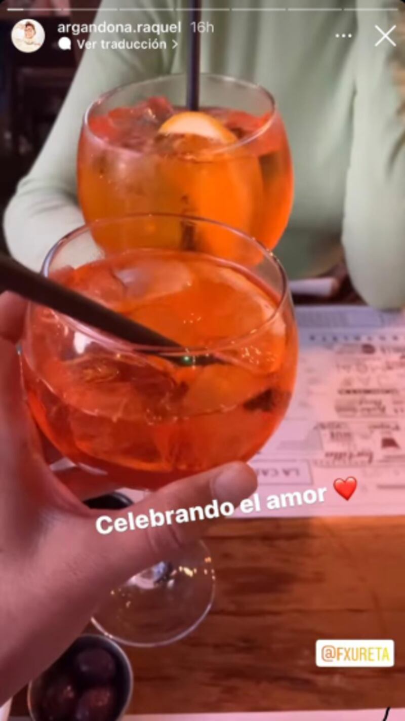 Raquel Argandoña tras supuesta discusión en restaurante
