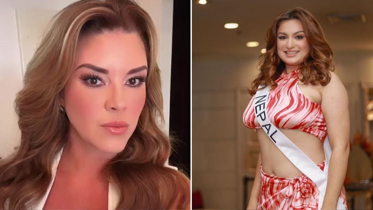 Alicia Machado y Miss Nepal 2023, Jane Dipika Garrett