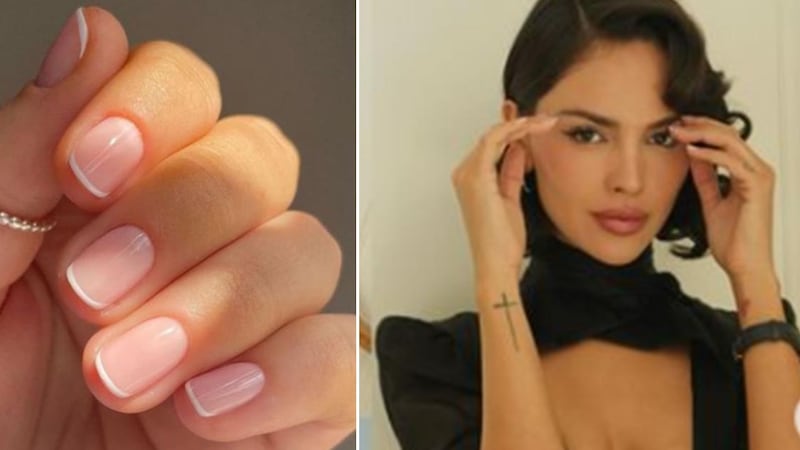 Eiza González prueba que las uñas micro french son las más lujosas de este 2024: cuáles son y cómo llevarlas