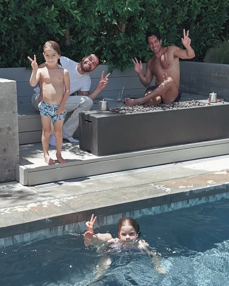 Renn y Lucía enternecen a los seguidores de Ricky Martin y Jwan Yosef.