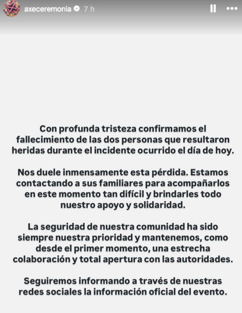 Confirman la muerte de dos personas