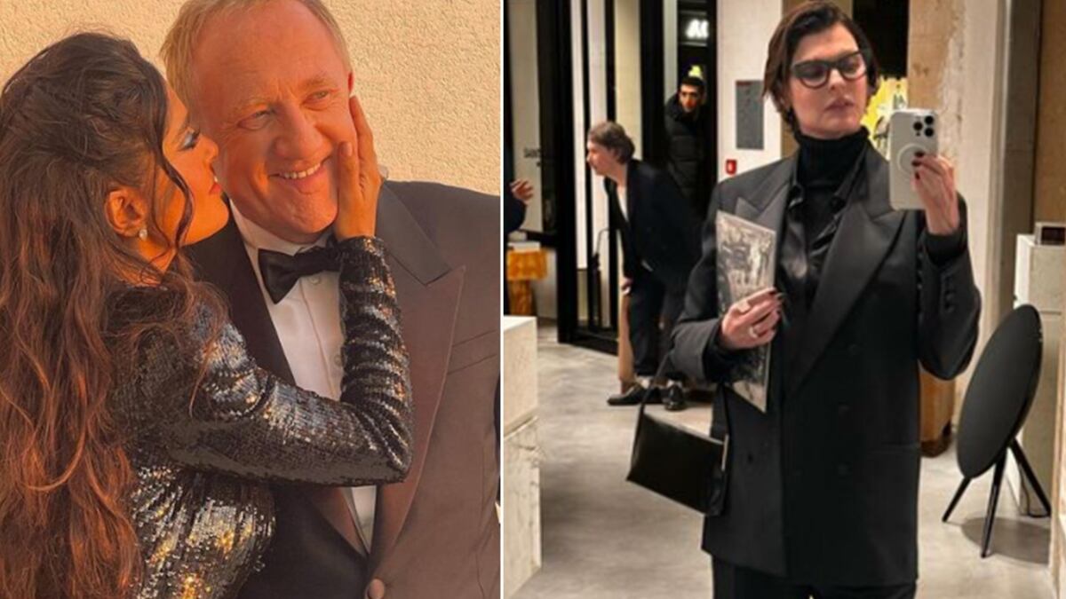 Salma Hayek y Linda Evangelista