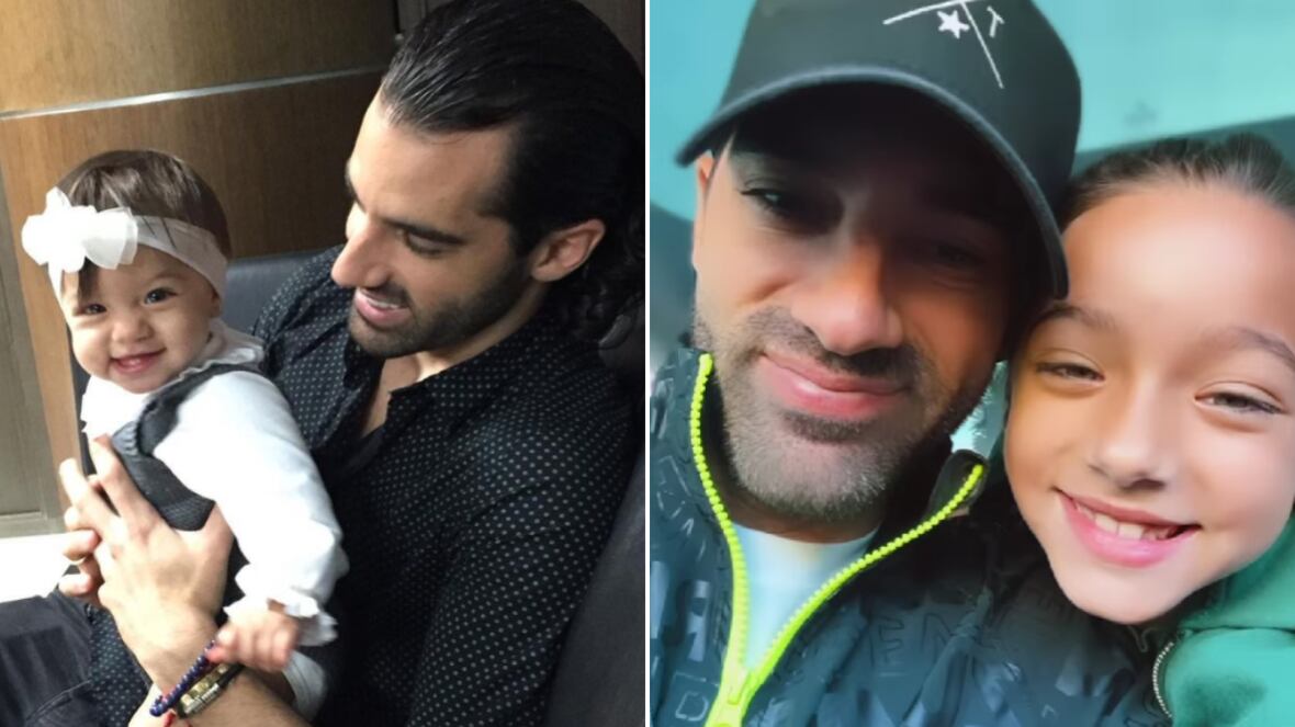 Toni Costa y su hija Alaïa