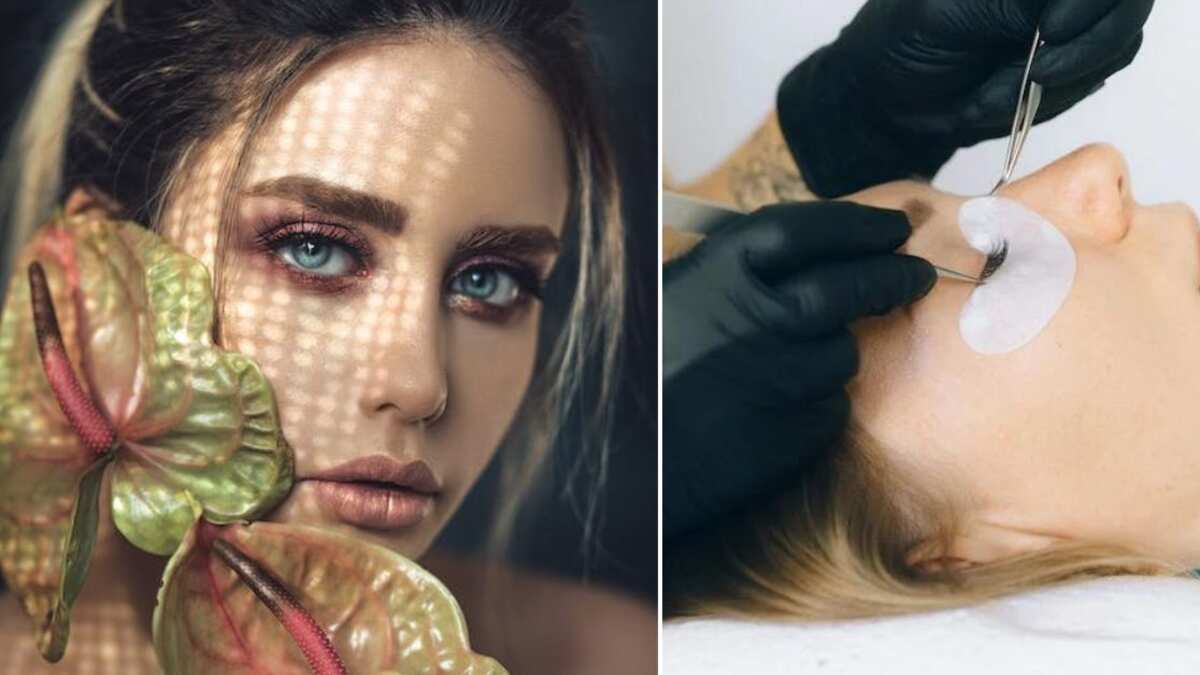 Pestañas diseños envejecen