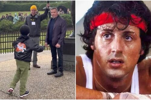 Niño reta a Silvester Stallone en su cara con impactante recreación de icónica escena