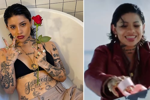 ¿Lo hizo a propósito? Usuarios exponen a modelo de Nodal y aseguran “si quiso parecerse a Cazzu”