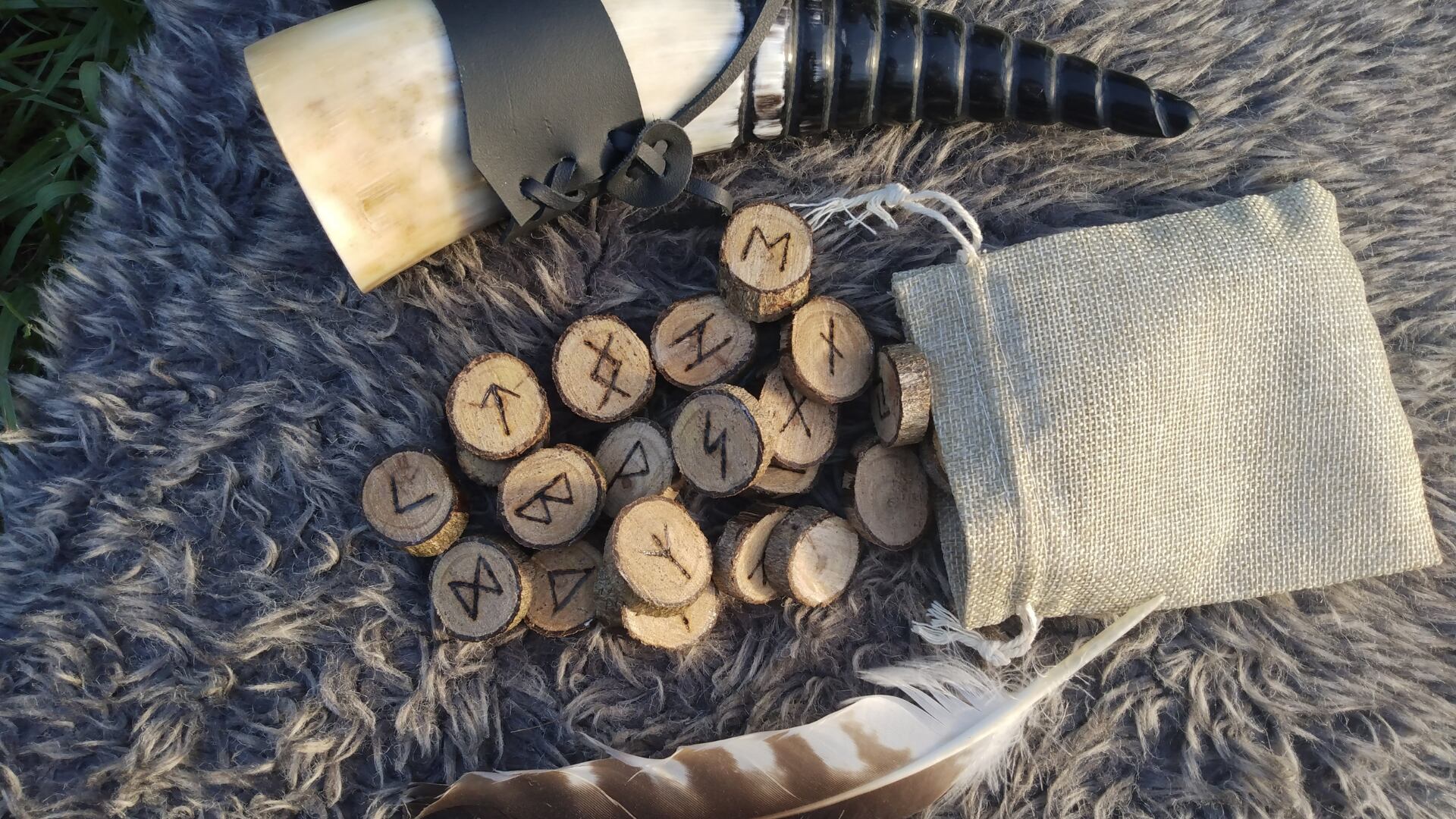 Ritual con la runa Fehu para la riqueza