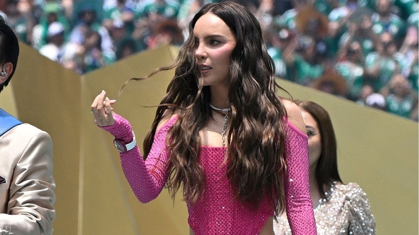 Belinda en su presentación