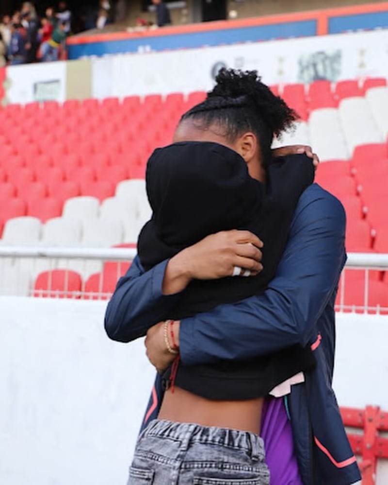 Liceth Suárez y su hija