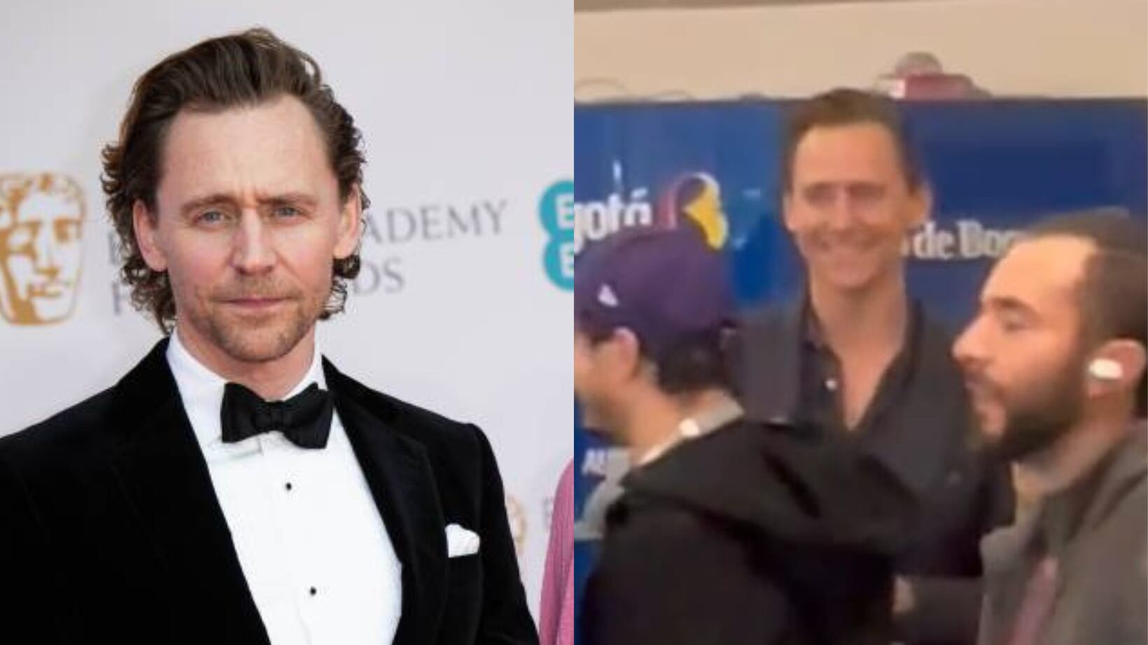 Tom Hiddleston está en Colombia y fue visto en el Aeropuerto El Dorado