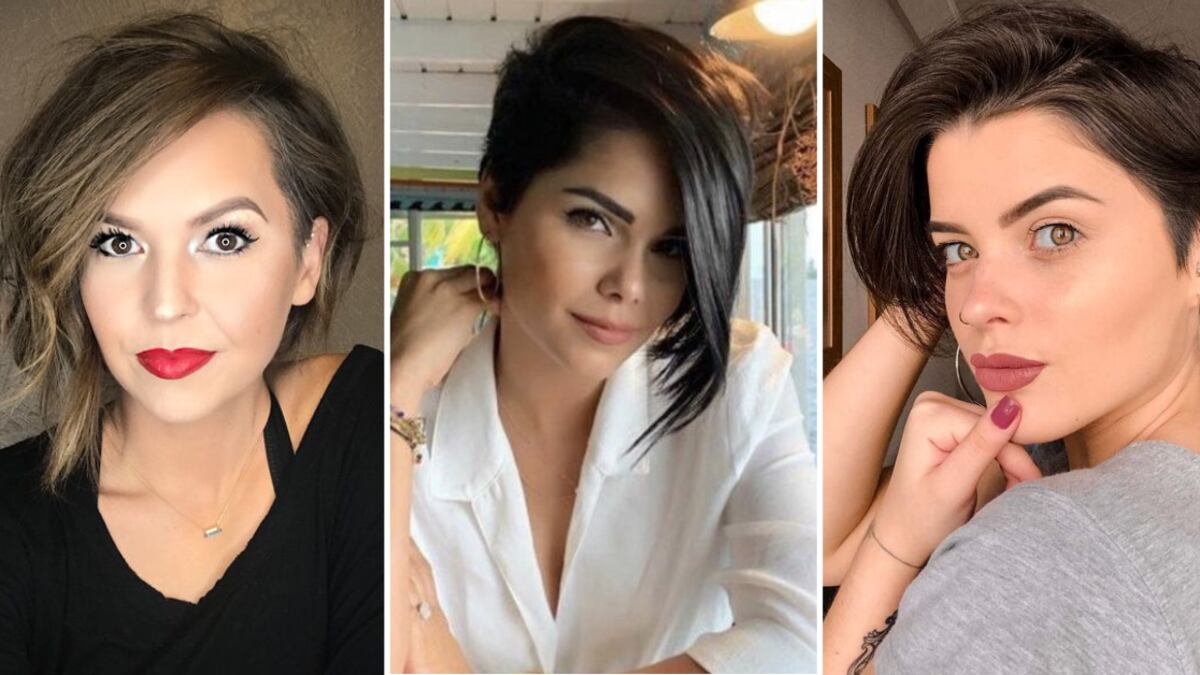 Cortes de cabello pixie asimétrico