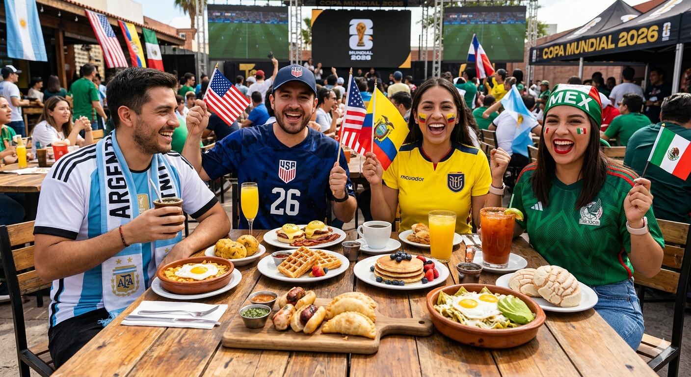 El fixture del sabor: Cuatro opciones de brunch tradicional para vivir la fiesta del Mundial 2026