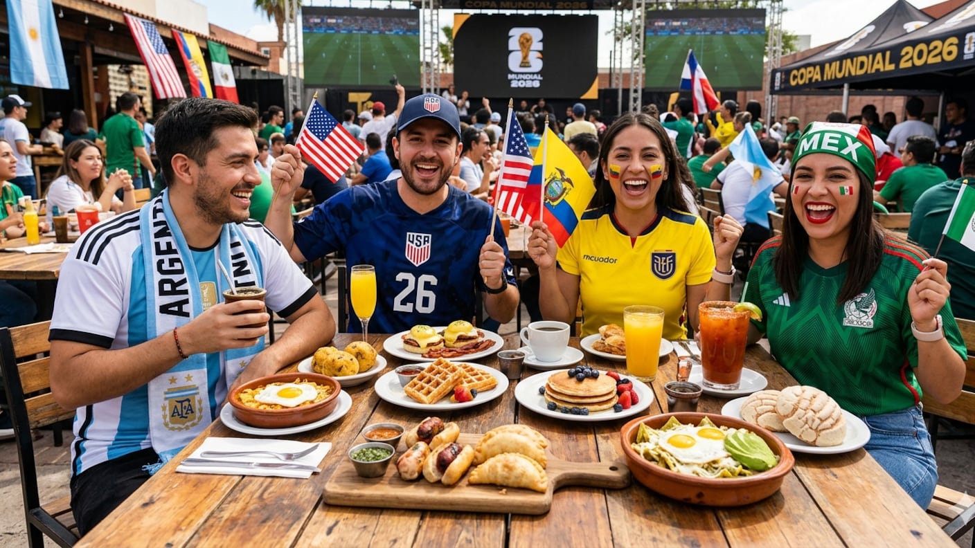 Cuatro opciones de brunch tradicional para vivir la fiesta del Mundial 2026
