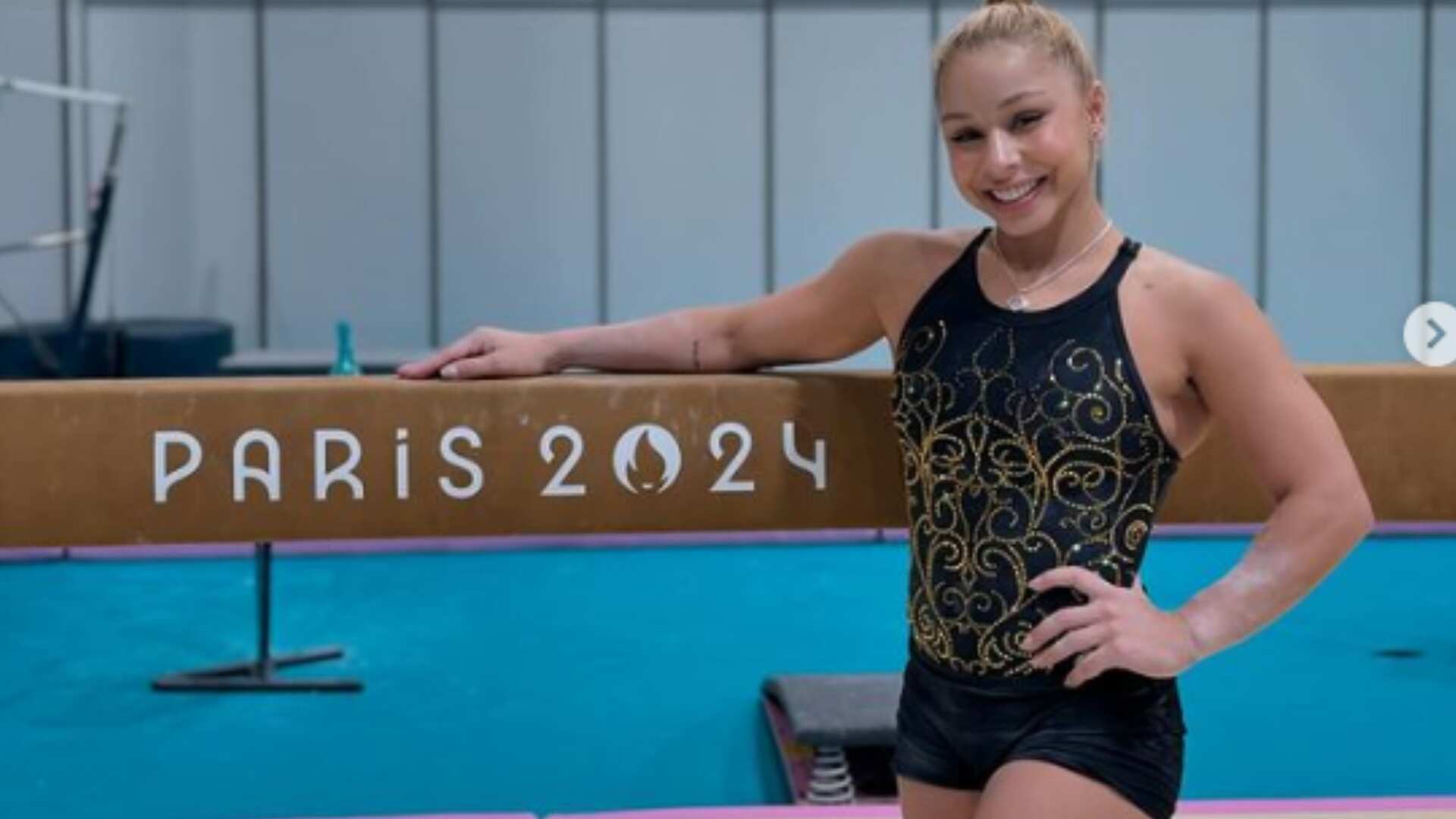 La razón por la que gimnasta brasileña salió a competir con ojo morado y cara vendada en los JJOO