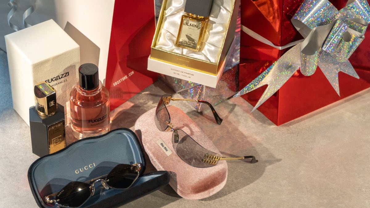 Ropa, gafas y perfumes