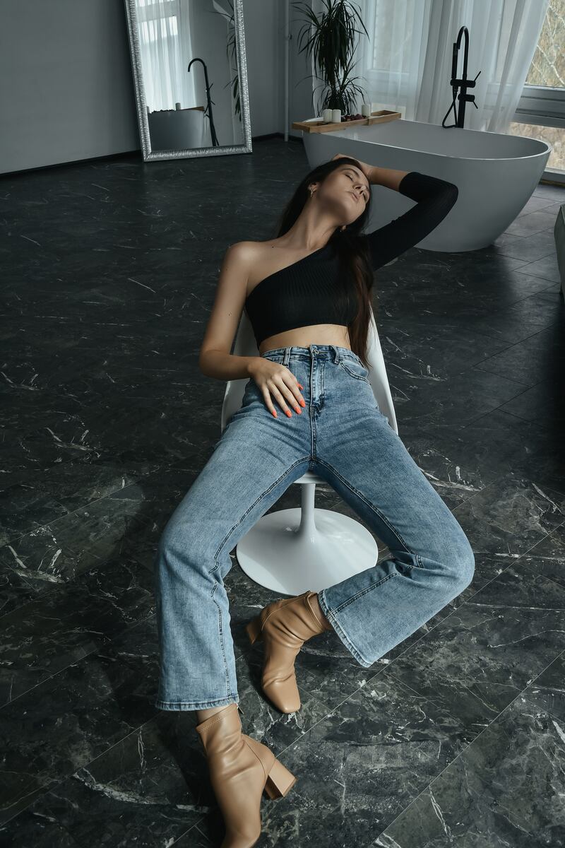 Look de jeans favorecedor