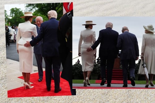 ¡Llueven críticas contra Trump!, gesto hacia Melania en acto oficial con Carlos III desata indignación