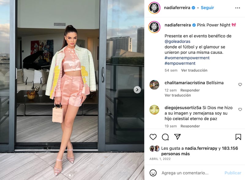 La modelo paraguaya, ya presumía algunos lujos antes de su relación con Marc Anthony, entre ellos una poderosa colección de bolsos.