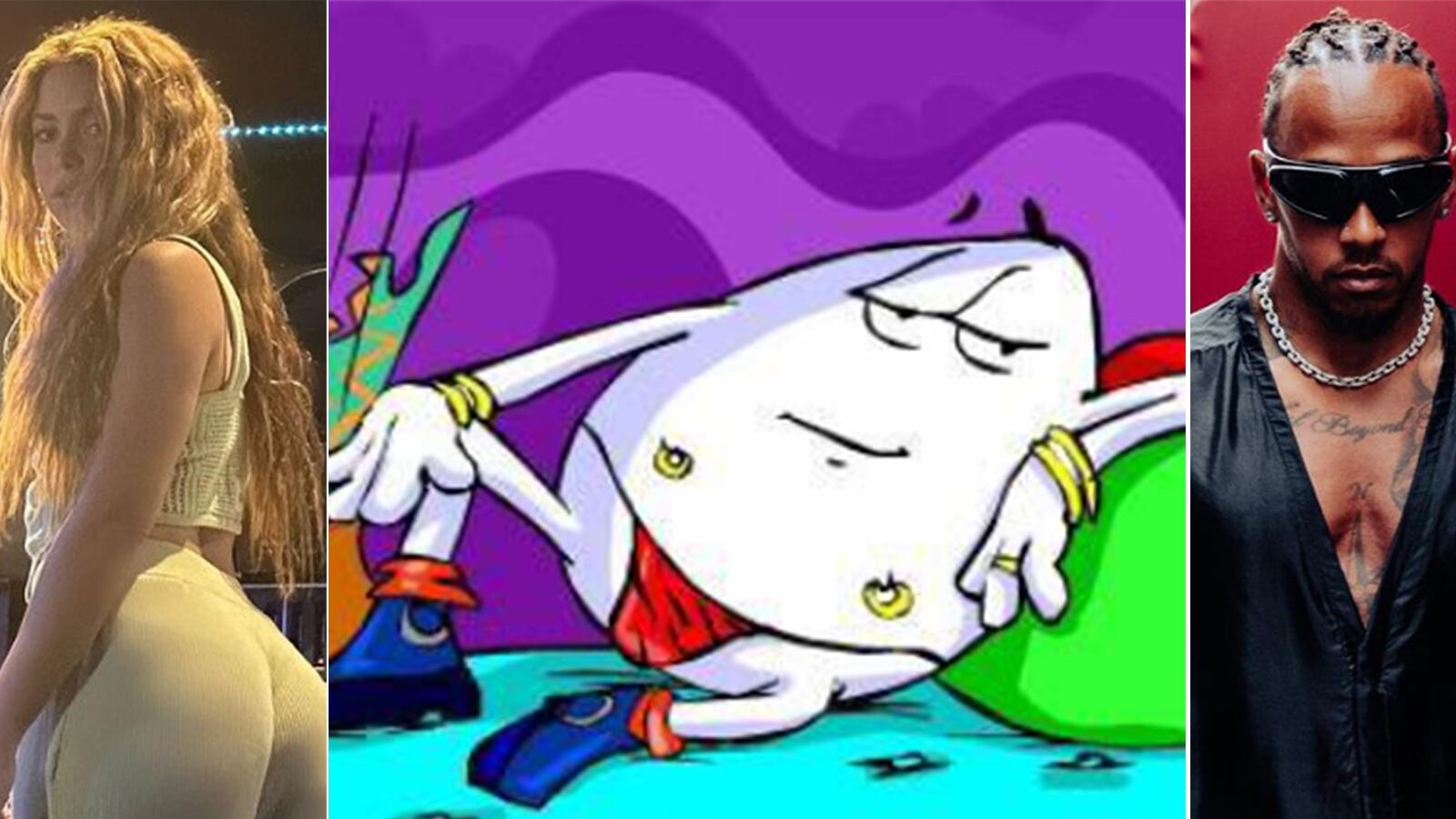 “Blanco es, gallina lo pone”: Hamilton describió a la mujer ideal y Shakira tiene toda esa “sal”.