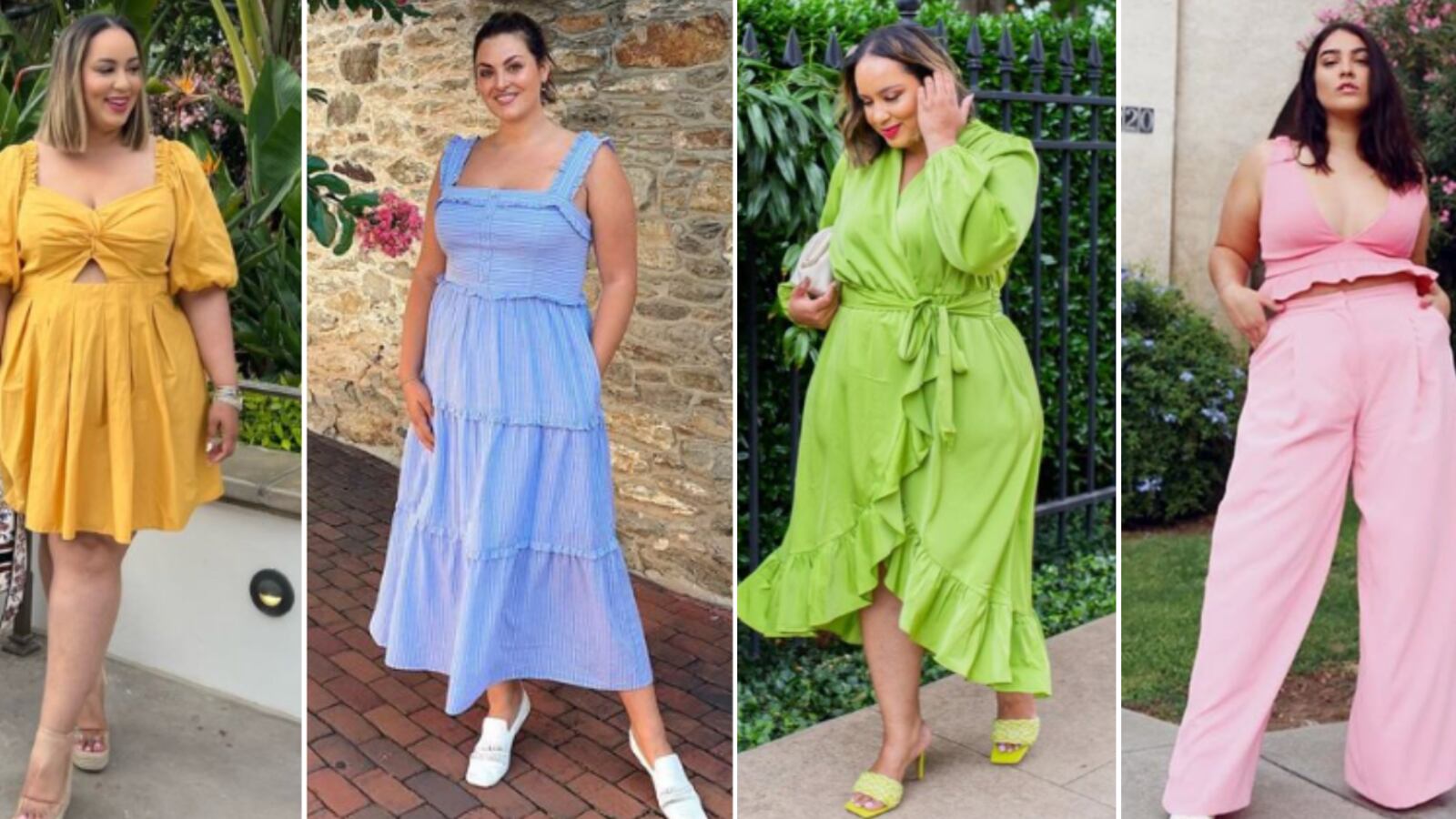 Colores en tendencia para mujeres curvy en primavera 2024