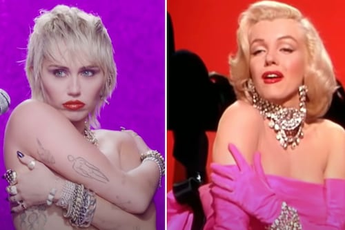 Miley Cyrus comparte diseñador con Marilyn Monroe: el día que dos estilos opuestos se unieron