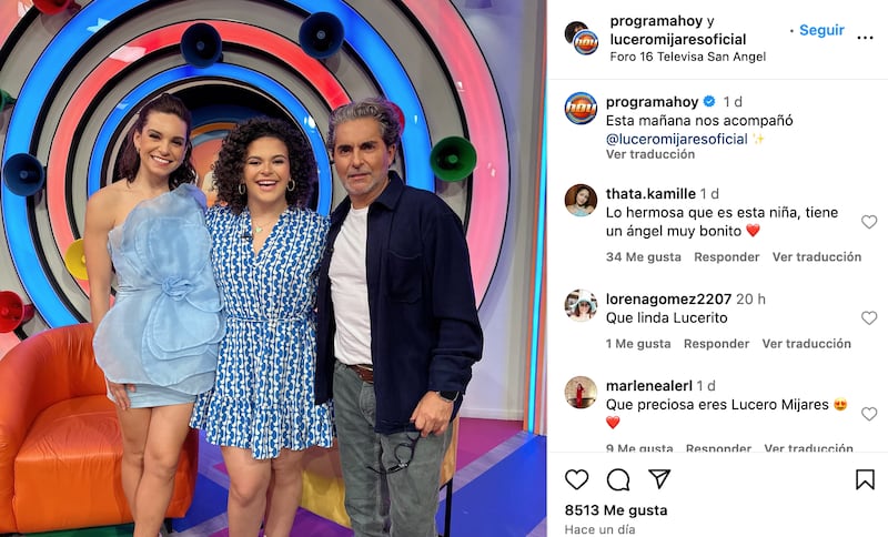 Lucero Mijares acude a 'Hoy' con el look en tendencia para primavera