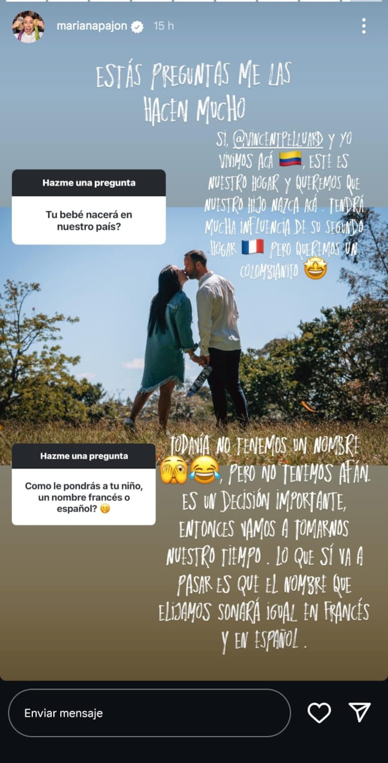 Mariana Pajón reveló cuál será el país de nacimiento de su bebé