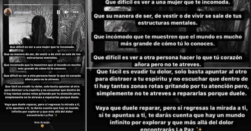 Esposa de Pablo Lyle envió dura carta a quienes juzgan su vida: “Qué difícil es ver una mujer que incomoda”