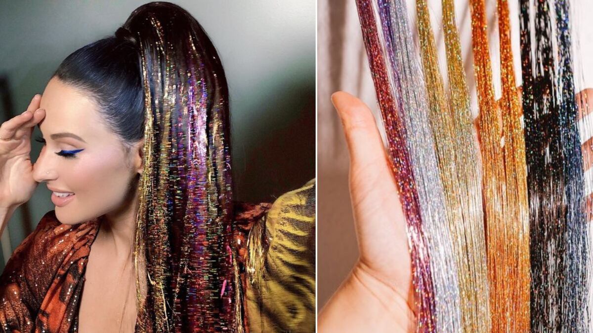 El ‘hair tinsel’ es el último accesorio en causaro furor en TikTok