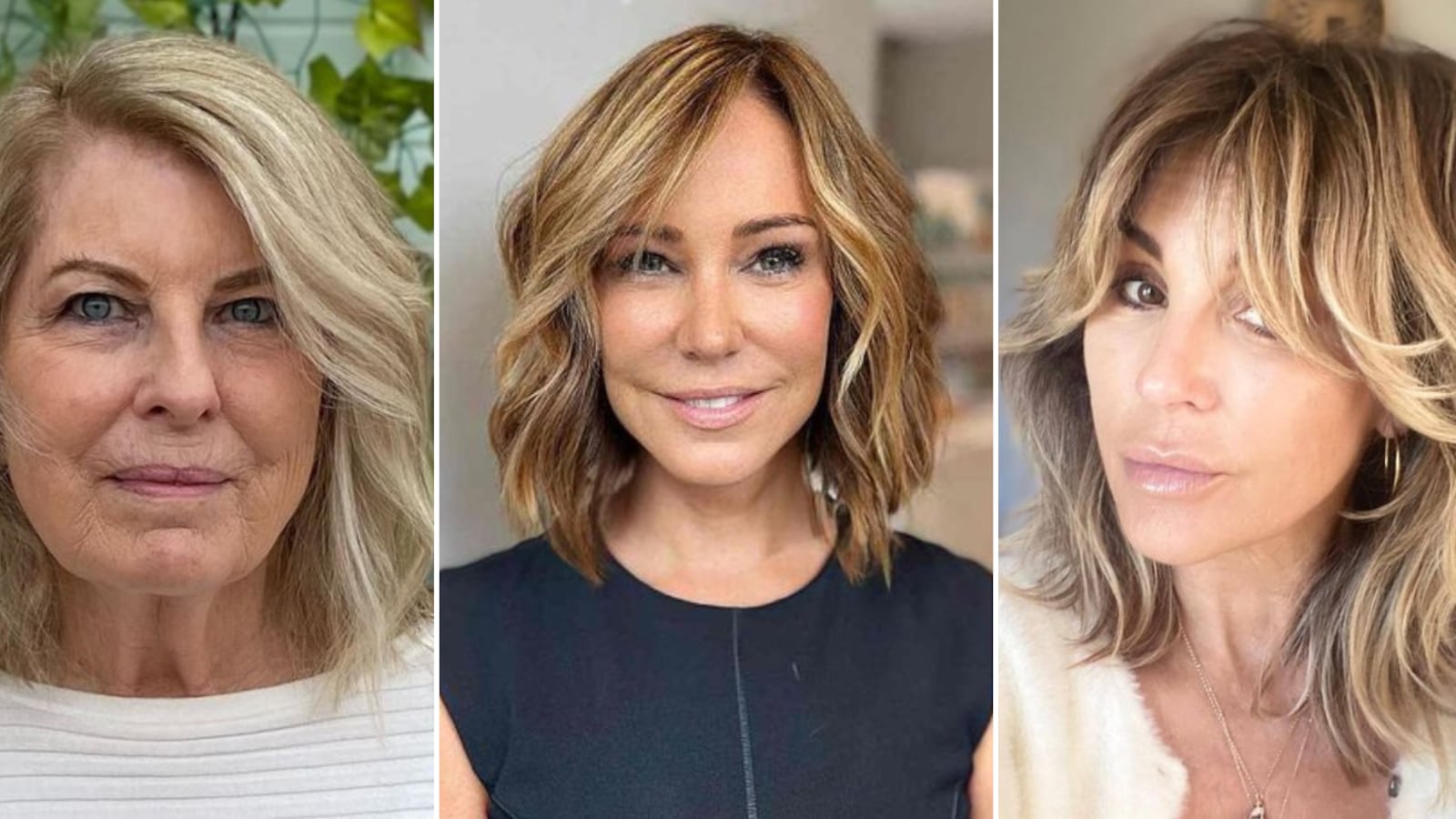 Cortes de pelo desmechado mujeres 50 a 60 años