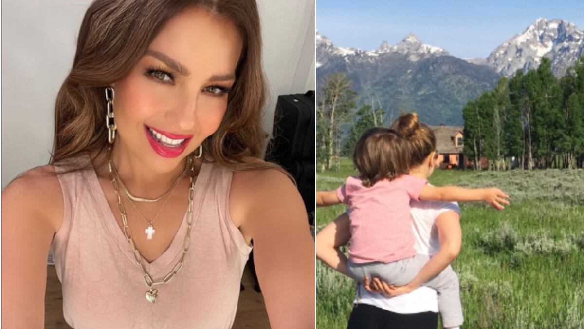 Thalía es madre de dos pequeños.