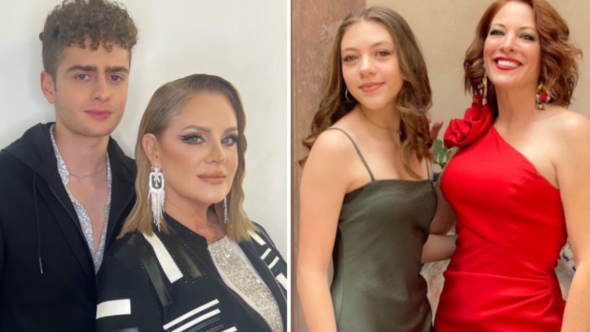 Erika Buenfil y Andrea Noli criaron sola a sus hijos.