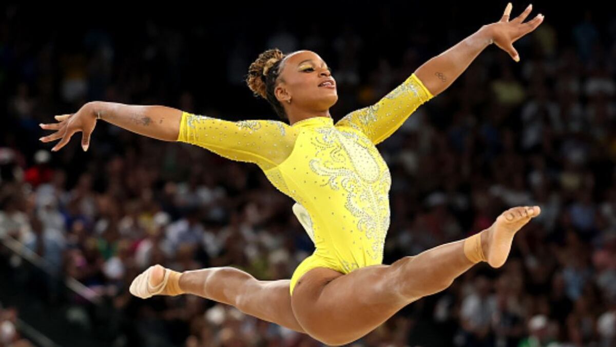 "¿La nueva cabra?": ella es Rebeca Andrade la gimnasta brasileña que 'desplazó' a Simone Biles