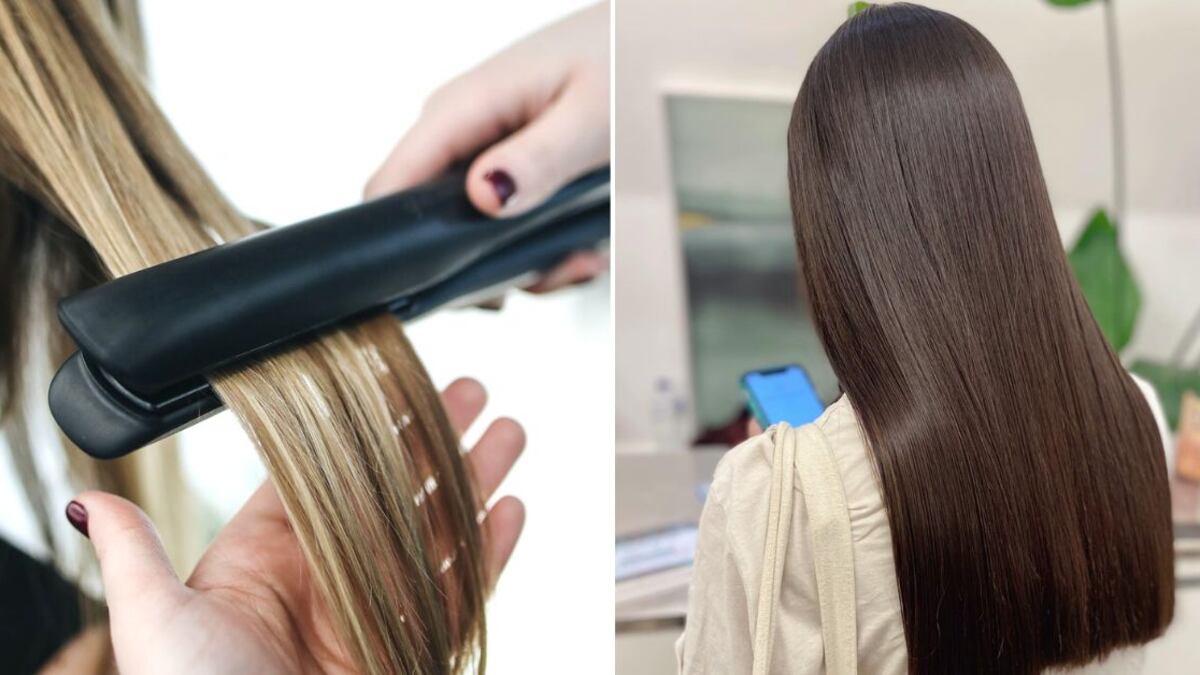 Antes de planchar el cabello, debe estar totalmente seco para no dañarlo